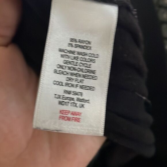 Tahari Lounge Black Flare Pants Size Large - Picture 9 of 9